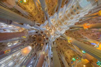 <b>Spain, 2014</b>, Inside the Sagrada Familia