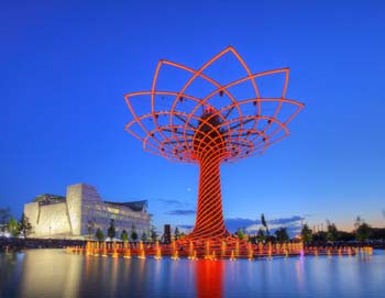 <b>Italy, Milan</b>, Tree of Life at Milan Expo 2015