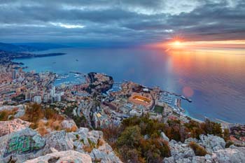 <b>Principality of Monaco, Montecarlo</b>, Sunrise from the Dog Head