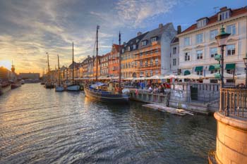 <b>Denmark, Copenhagen</b>, Nyhavn canal